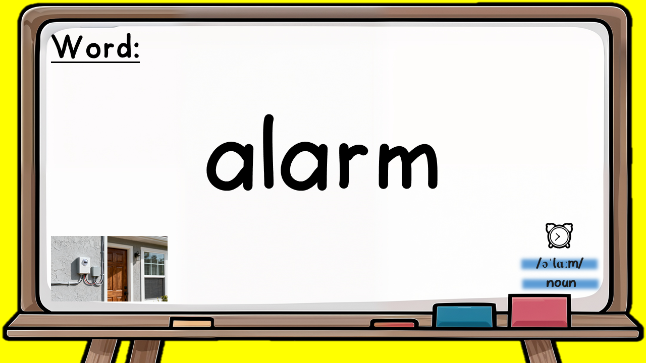 alarm - word