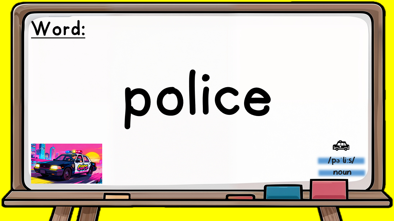police - word