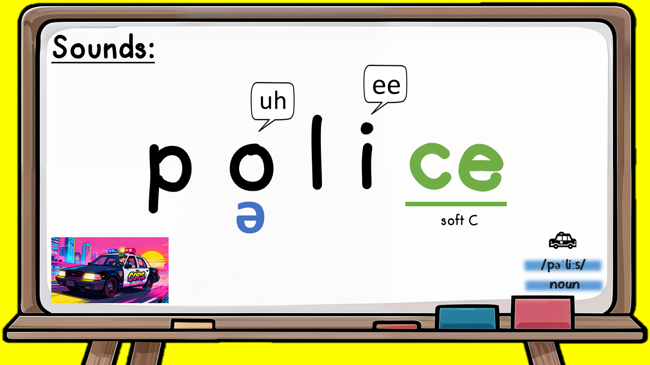 police - schwa