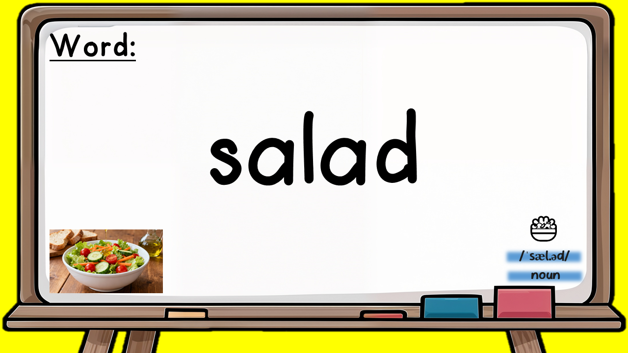 salad - word