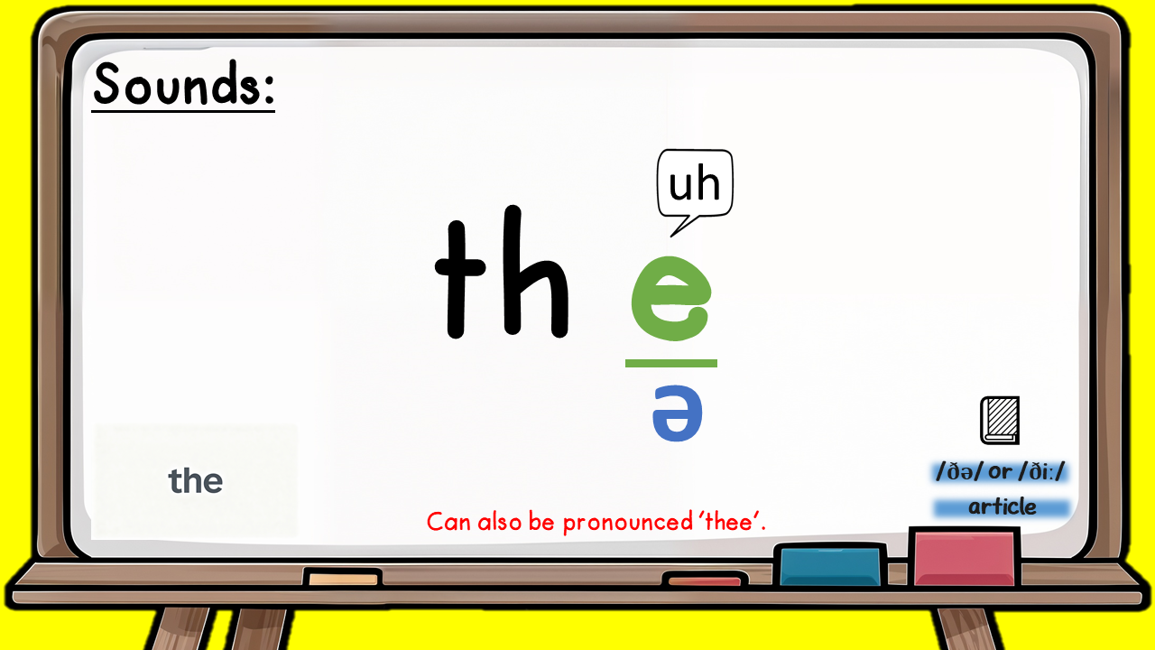 the - schwa