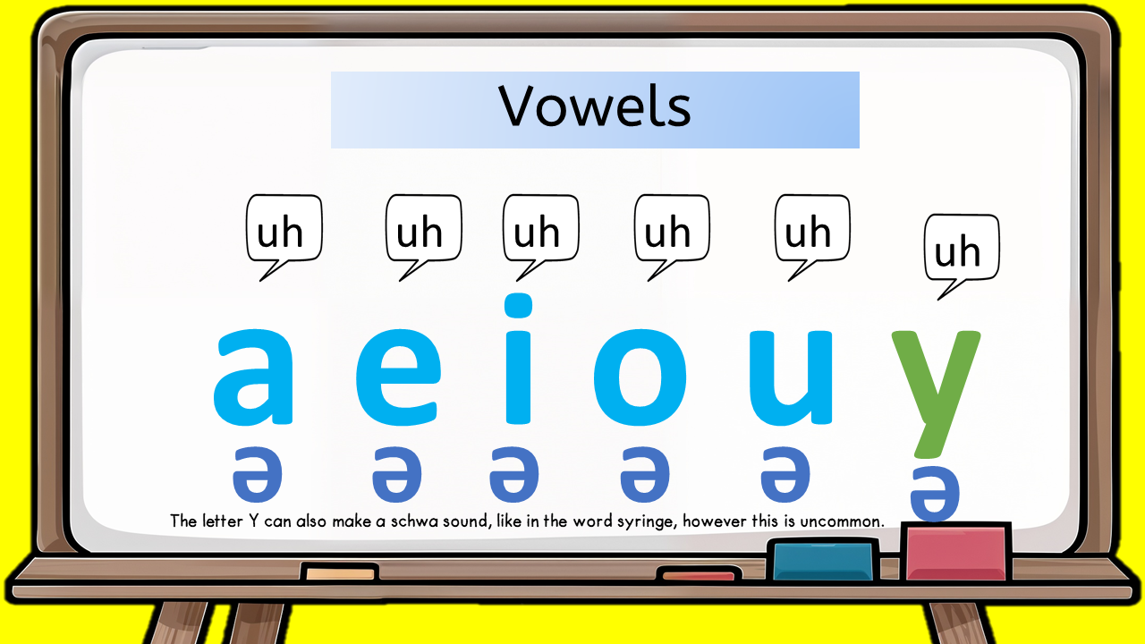 vowels - y